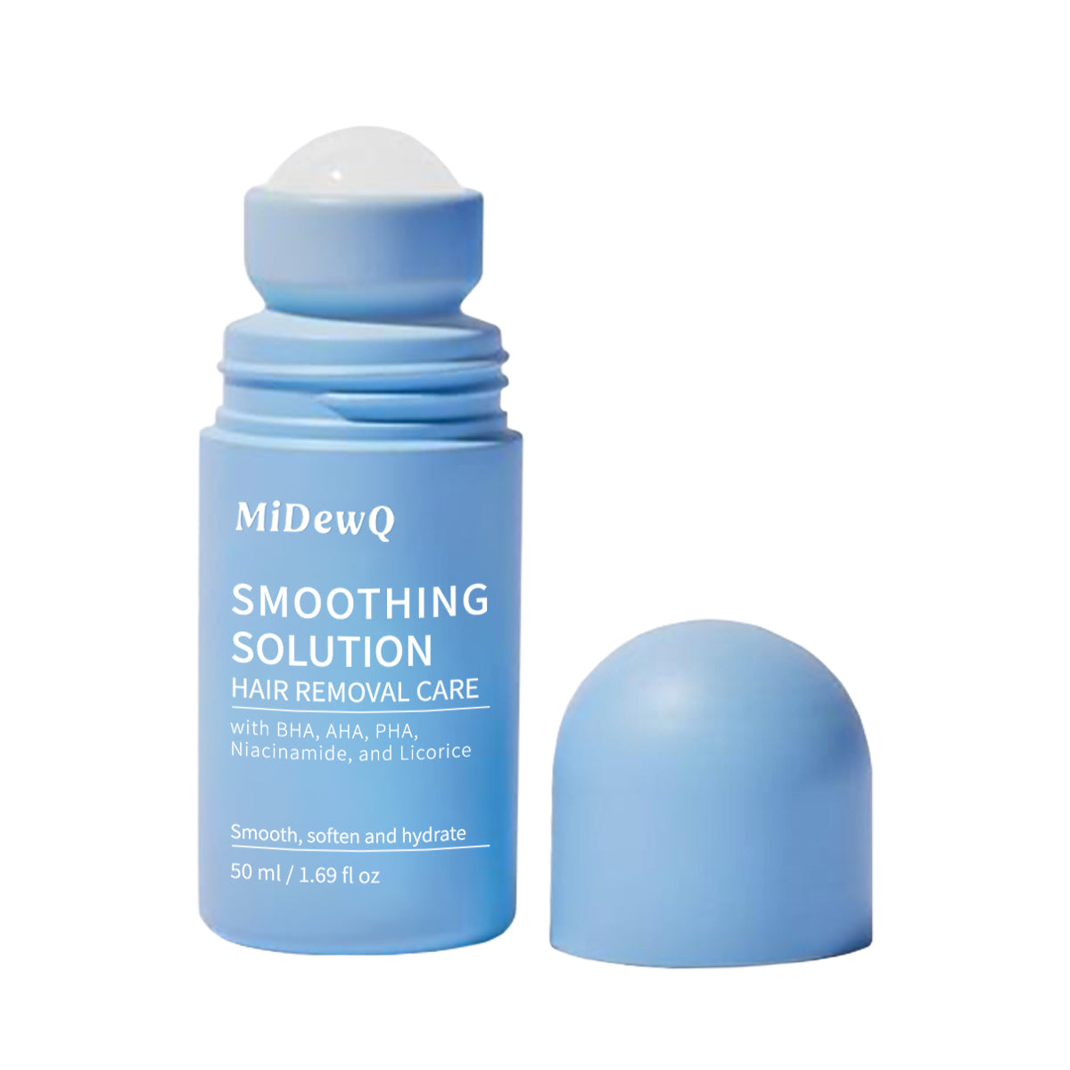 MiDewQ,Smoothing Solution Ingrown Hair Serum,Natural & Non medicated skin toners,Ingrown HairTreatment Serum Roll-On,Bump-Free Skin ,After Shaving & Hair Removal Care, for Face, Underarms, Bikini Area  (1pcs)