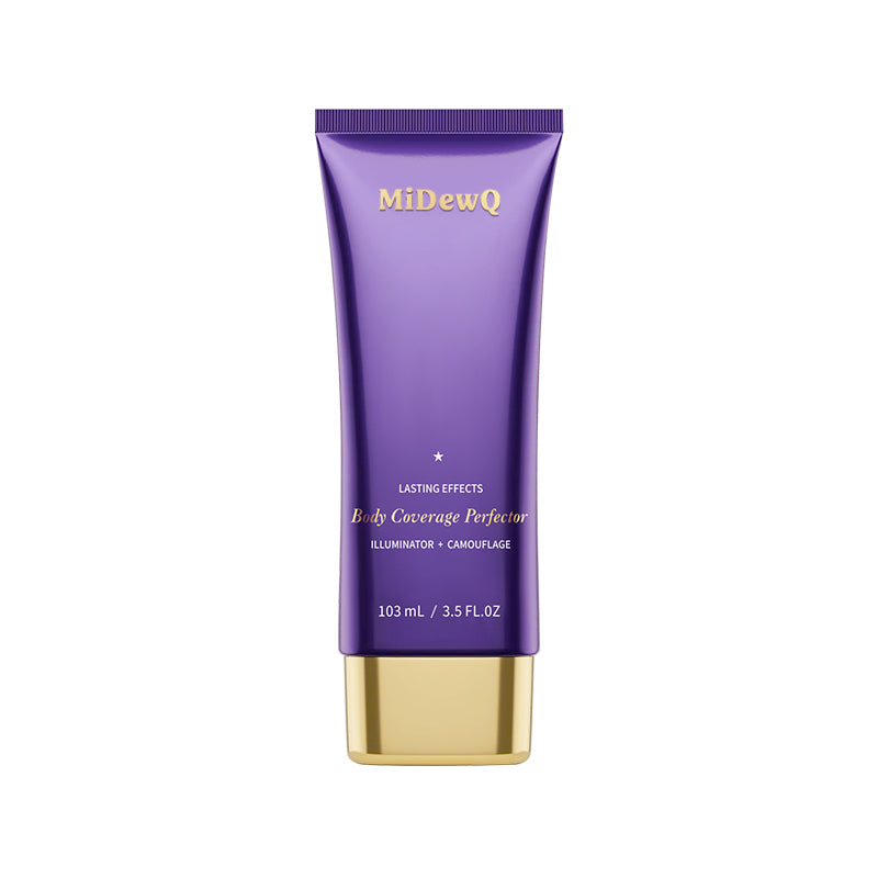 MiDewQ Body Coverage Perfector 3.50z+ Buffer Brush-FlawlessBody Makeup,Concealer for Body, Scars, Spots, Veins, TattoosandMore Blend Cosmetic,NATURAL RADIANCE