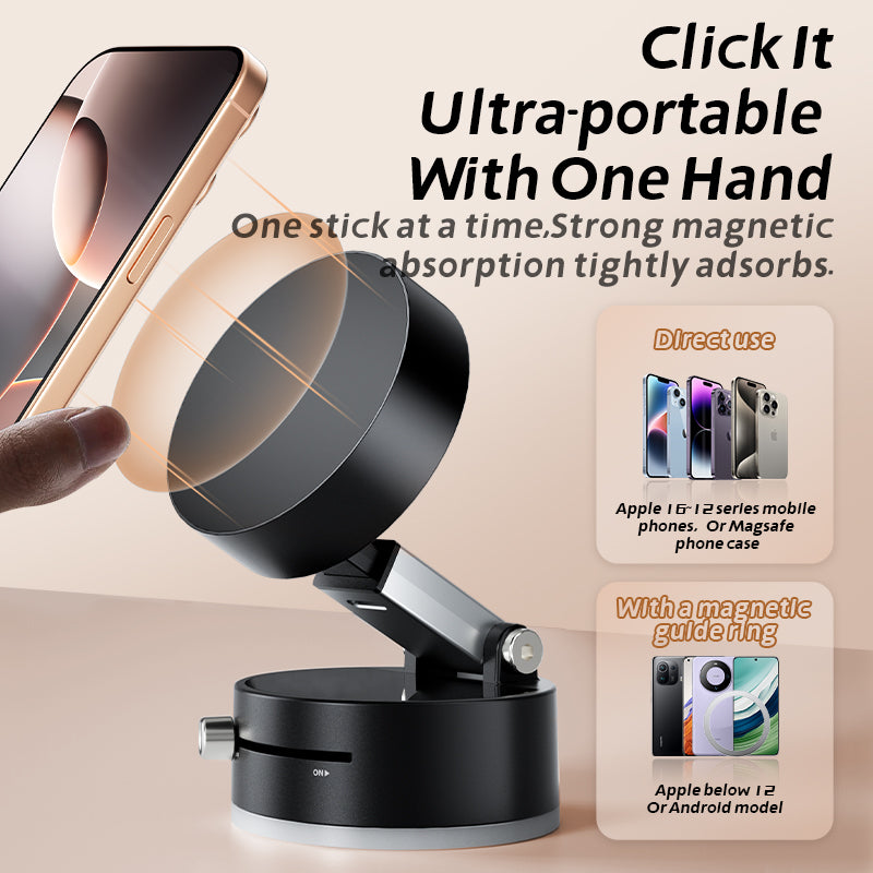 Magnetic Phone Holder Stand,Foldable AndRetractable,Multipurpose Phone Holder forCar,Strongmagnet, Portable