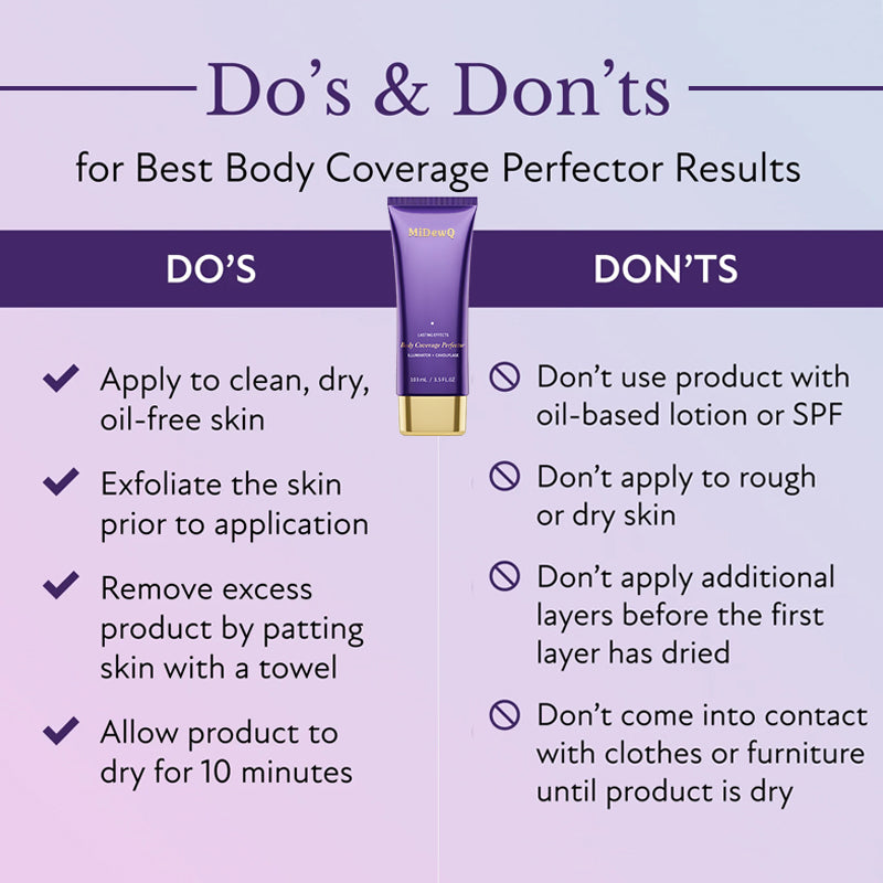 MiDewQ Body Coverage Perfector 3.50z+ Buffer Brush-FlawlessBody Makeup,Concealer for Body, Scars, Spots, Veins, TattoosandMore Blend Cosmetic,NATURAL RADIANCE